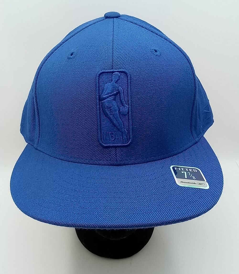 Vintage NBA Logo Reebok Blue Cap Size 7 7/8